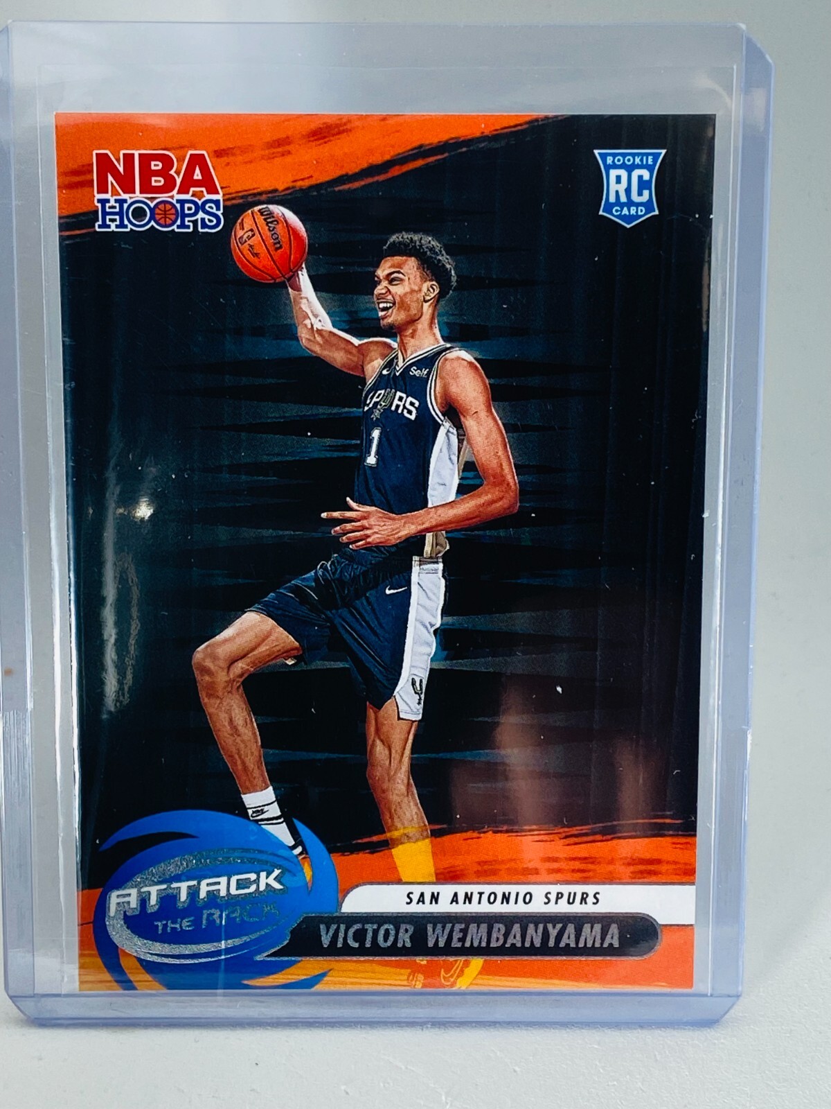 2023-24 Panini Hoops Victor Wembanyama RC Attack the Rack #1