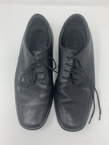 Hush Puppies Men's Venture Black Waterproof Leather Lace Up