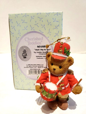 Cherished Teddies Shall I Play For You Ornament 4016870 NOS 2009