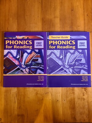 PHONICS FOR READING: FIRST LEVEL, STUDENT WORKBOOK & TEACHER GUIDE -Anita Archer