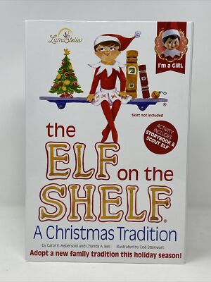 NOS The Elf on the Shelf Girl ELF Doll & Story Book Christmas Tradition  Pixie
