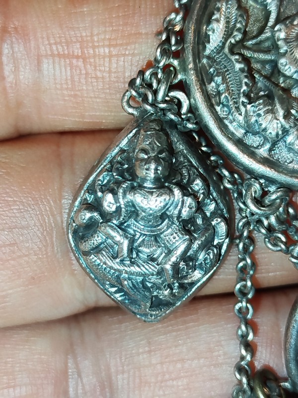 Collier En Argent Indou Travail TrÃ¨S RaffinÃ© Manassa 