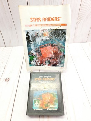 Star Raiders (Atari 2600 1982) Game Cartridge+Manual Tested Game Program CX2660