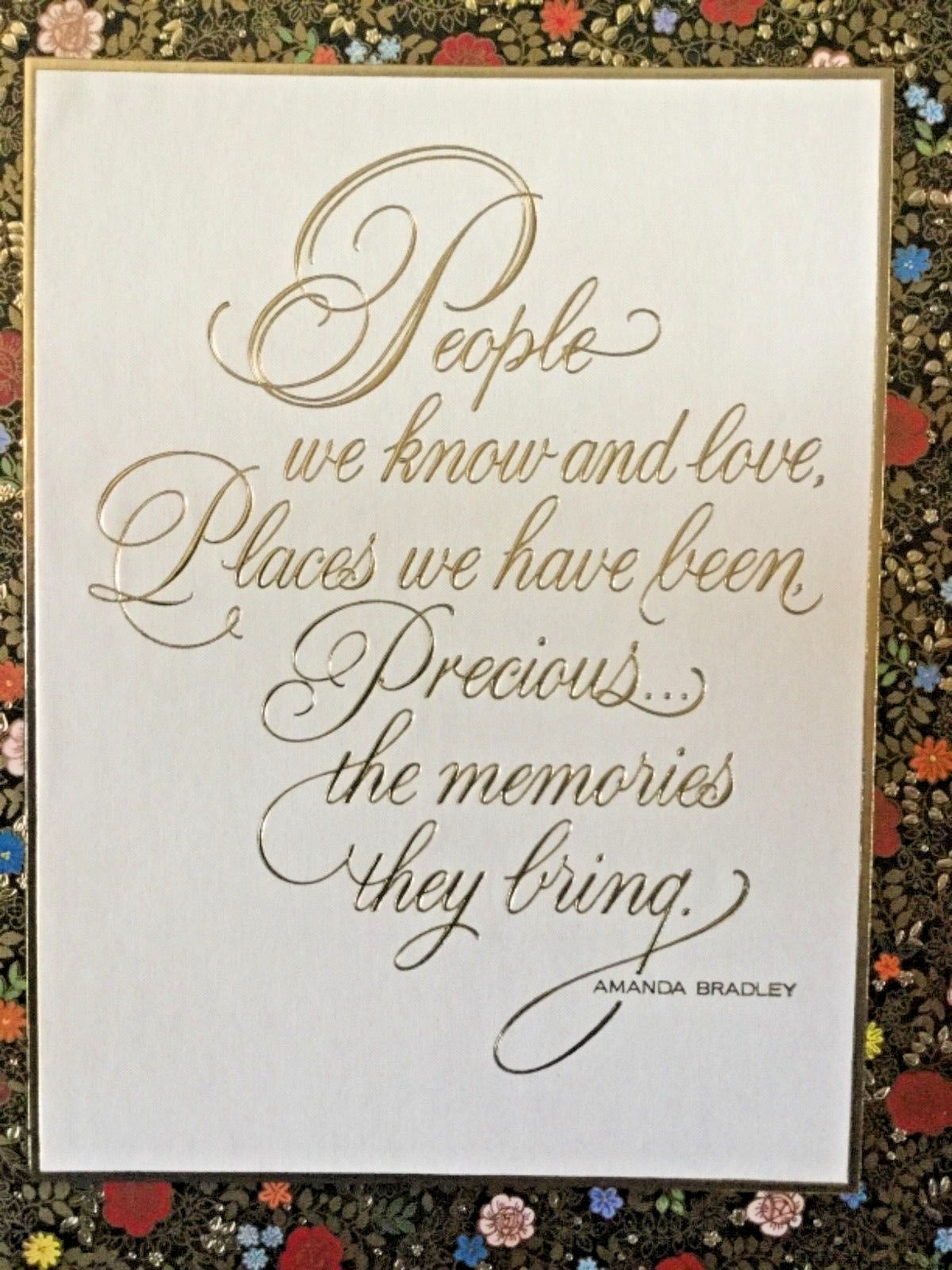 New Gorgeous VTG Hallmark Photo Album NIB Beautiful Quote On Cover 1970’s1980’s