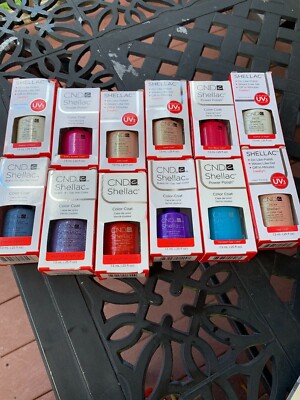 CND SHELLAC UV/LED GEL POLISH 0.25 OZ NEW IN BOX YOUR CHOICE OF COLORS