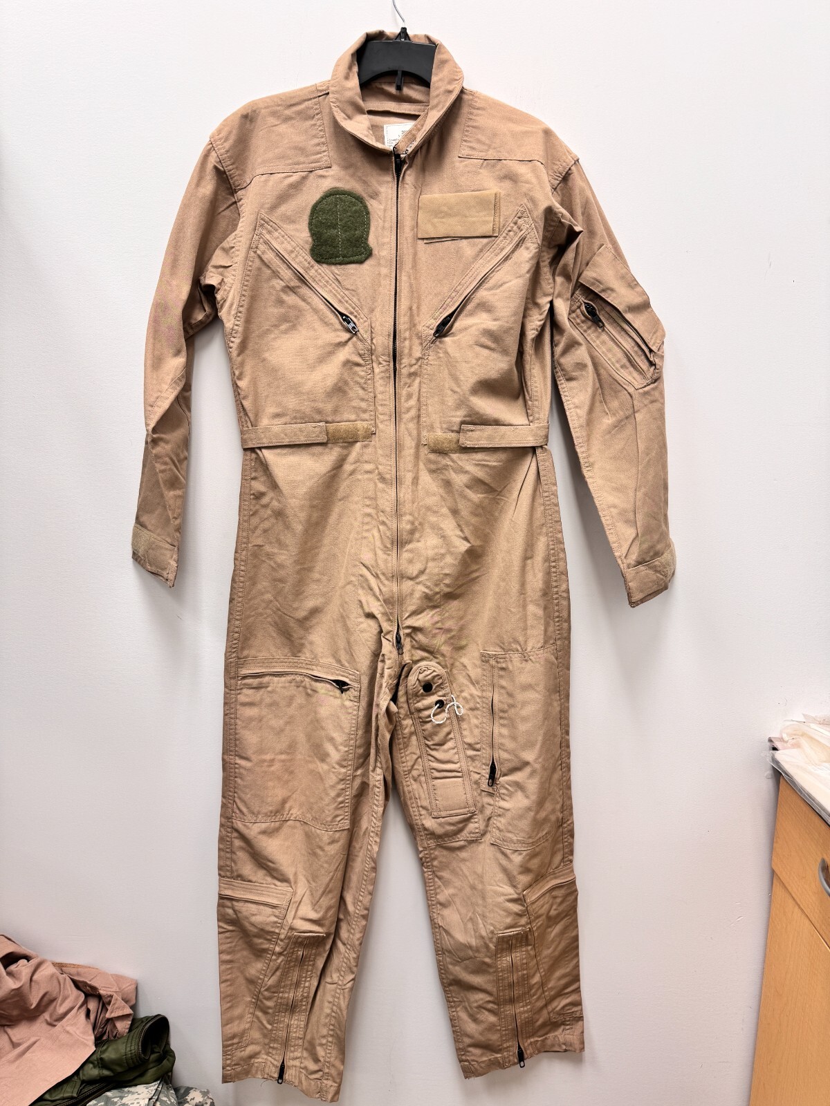 NEW GENUINE US AIR FORCE TAN NOMEX FIRE RESISTANT FLIGHT