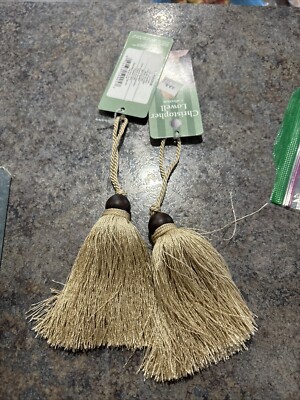 Tassels 2 Wrights Christopher Lowell Joann Fabric 2006 Gold/tan 4.5  New