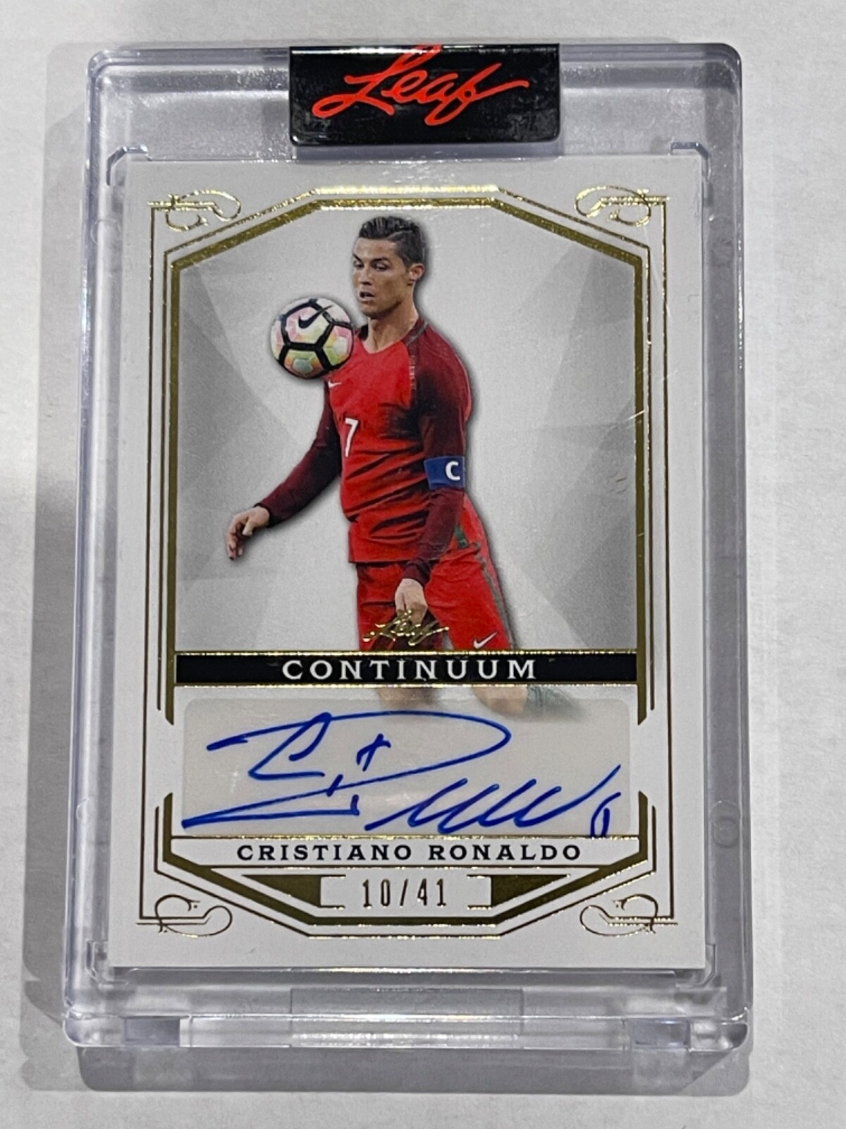 サッカー★クリスティアーノ・ロナウド 22 Leaf 9枚限定直筆サインカード サッカー☆クリスティアーノ・ロナウド 22 Leaf 9枚限定直筆