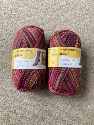 REGIA DESIGN LINE 4PLY KAFFE FASSETT KNITTING WOOL - SOCKS