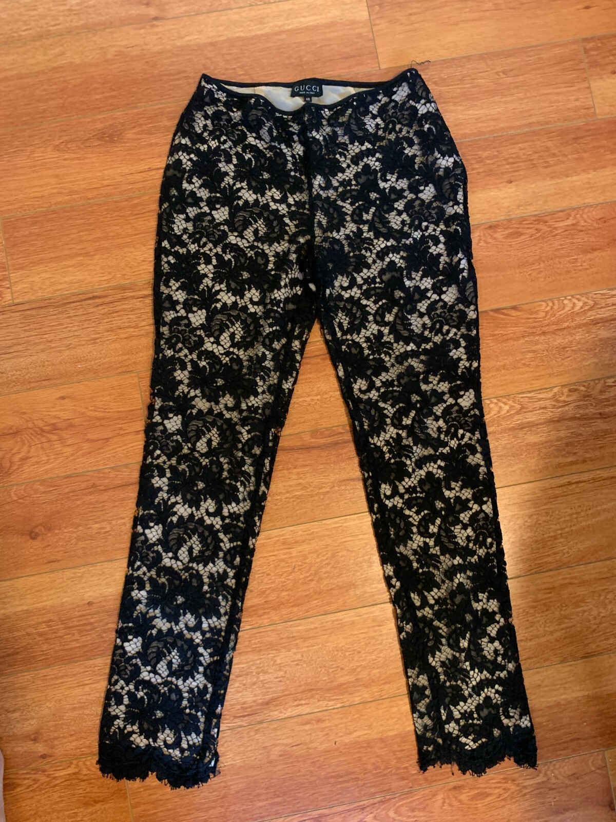 RARE Tom Ford Gucci SS96 Women's Black Lace Pants size 4 | eBay