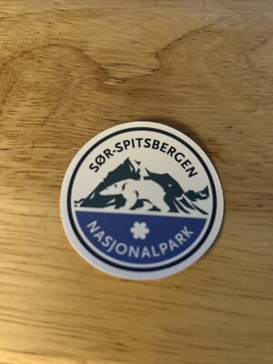SORSPITSBERGEN NASJON PARK 2 INCH DECAL STICKER Bear Mountain