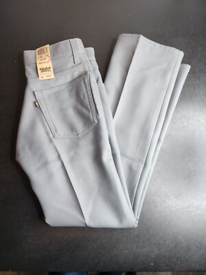 Levis 517 Boot Cut Tex Twill Pants Polyester Jeans 31x32 Brown New Old Stock