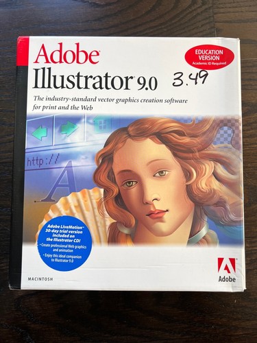 DJ機材 Adobe Illustrator 10 CD (Macintosh) Vintage Adobe