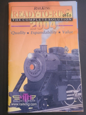 MTH Electric Trains 2004 Ready to Run Catalog RailKing Train Sets & Accessories