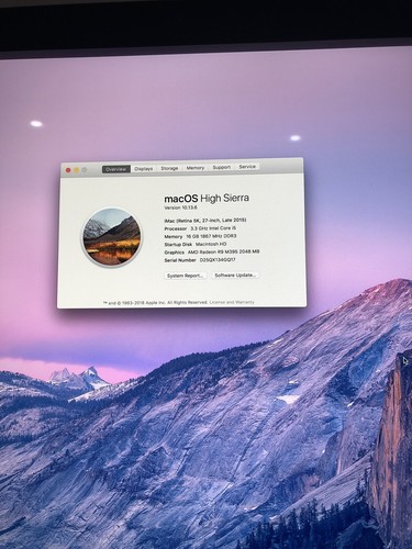 27 Inch iMac 5K Retina Display