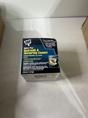 DAP Bondex Quick Plug Hydraulic & Anchoring Cement 2.5 lb Gray. 6 Pack