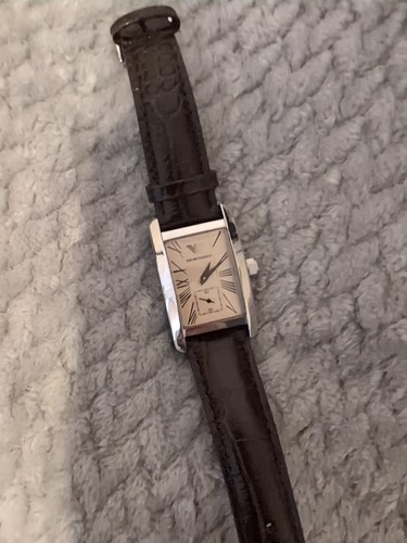 EMPORIO ARMANI レディース 腕時計 AR-0155 NEW EMPORIO ARMANI WOMENS WATCH AR0155 CLASSIC BEIGE DIAL