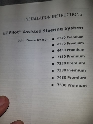 trimble ez pilot platform kit john deere