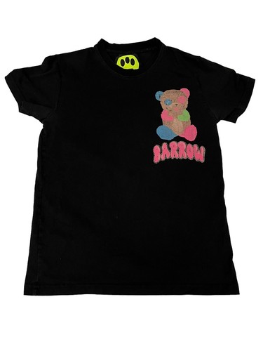 RARE MENS Barrow Logo Printed Crewneck Tee T-Shirt Black