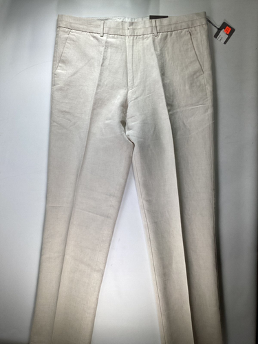 Mens Martin Gordon Beige Linen Pants 40W NEW