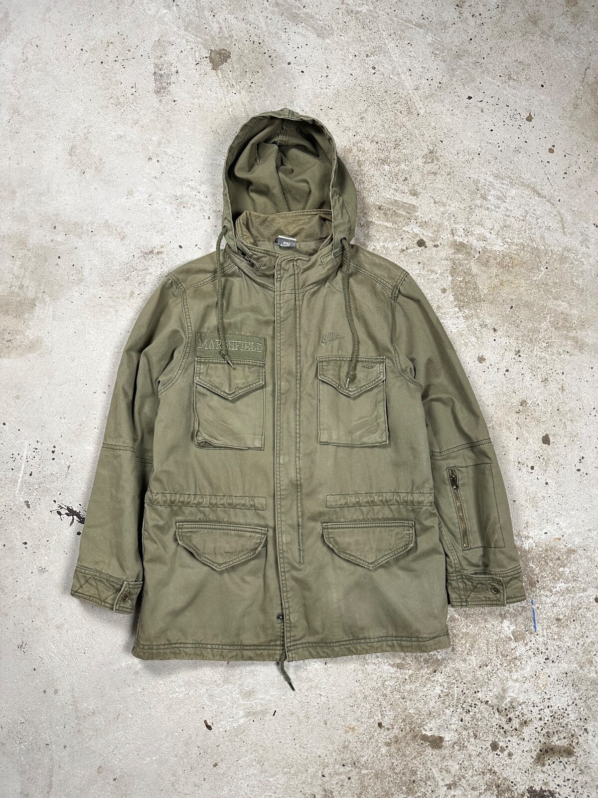Vintage y2k Nike M65 Field Jacket Utility Swoosh Marshfield Military Vintage y2k Nike M65 Field Jacket Utility Swoosh Marshfield Military