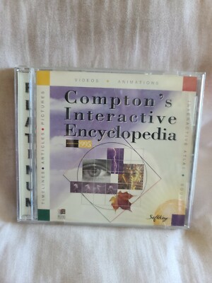Shelf62g VINTAGE PC GAME/SOFTWARE~ Comptons interactive encyclopedia