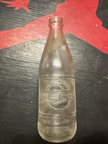 Vintage Pepsi-Cola 10 Oz. Glass Bottle No Return No Deposit