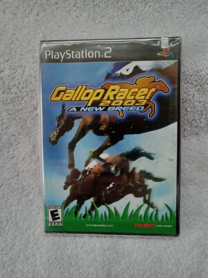 PlayStation 2 Gallop Racer 2003 A New Breed Sony Brand New Sealed! Tecmo ps2