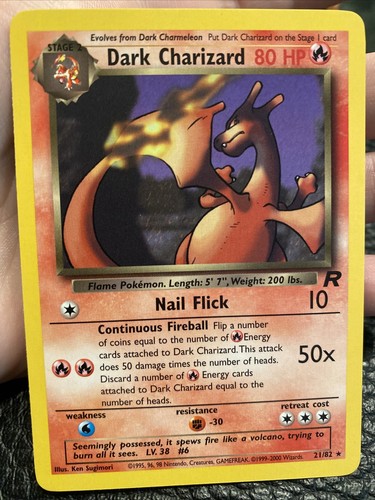 Dark Charizard 21/82 - Non-Holo Pokemon 80 HP | eBay