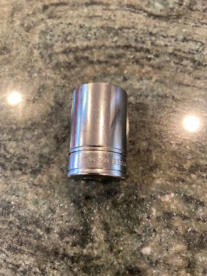 Snap-On fss281 7/8''  3/8 drive semi deep sae 6 point chrome socket