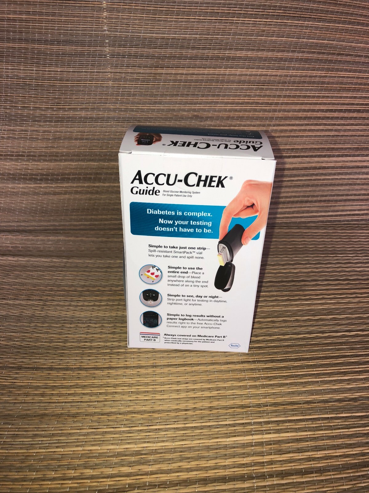 Accuc-Chek Guide Single Patient Blood Glucose Monitoring System 10 Strips New