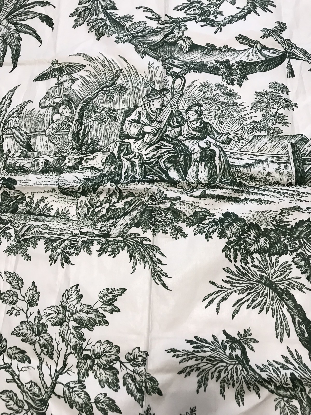 Bassett McNab Company Documental Toile Fabric Sample 27