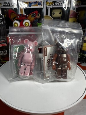 Medicom Bearbrick Be@rbrick Series 35 Cute Poko Pang Pair with cards