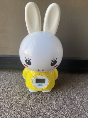 Alilo Big Bunny Early Education Toy, LCD Display, Baby Nightlight G7 Yellow  