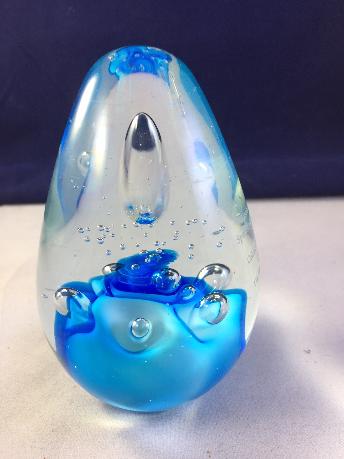 CONOCOPHILLIPS ENGRAVED LARGE EGGSHAPED PAPERWEIGHT-SPECIALTY PRODUCTS INC. 2011