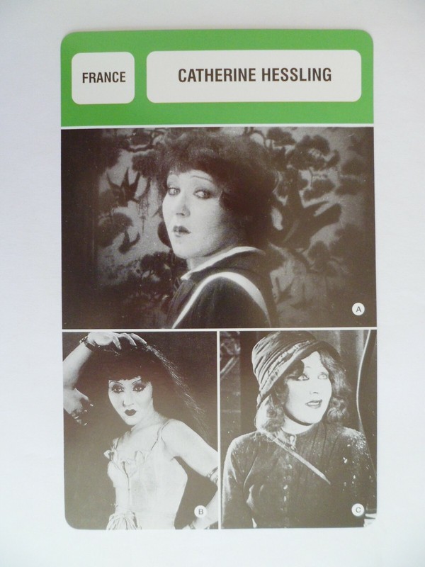 Carte Fiche Cinema  Catherine Hessling