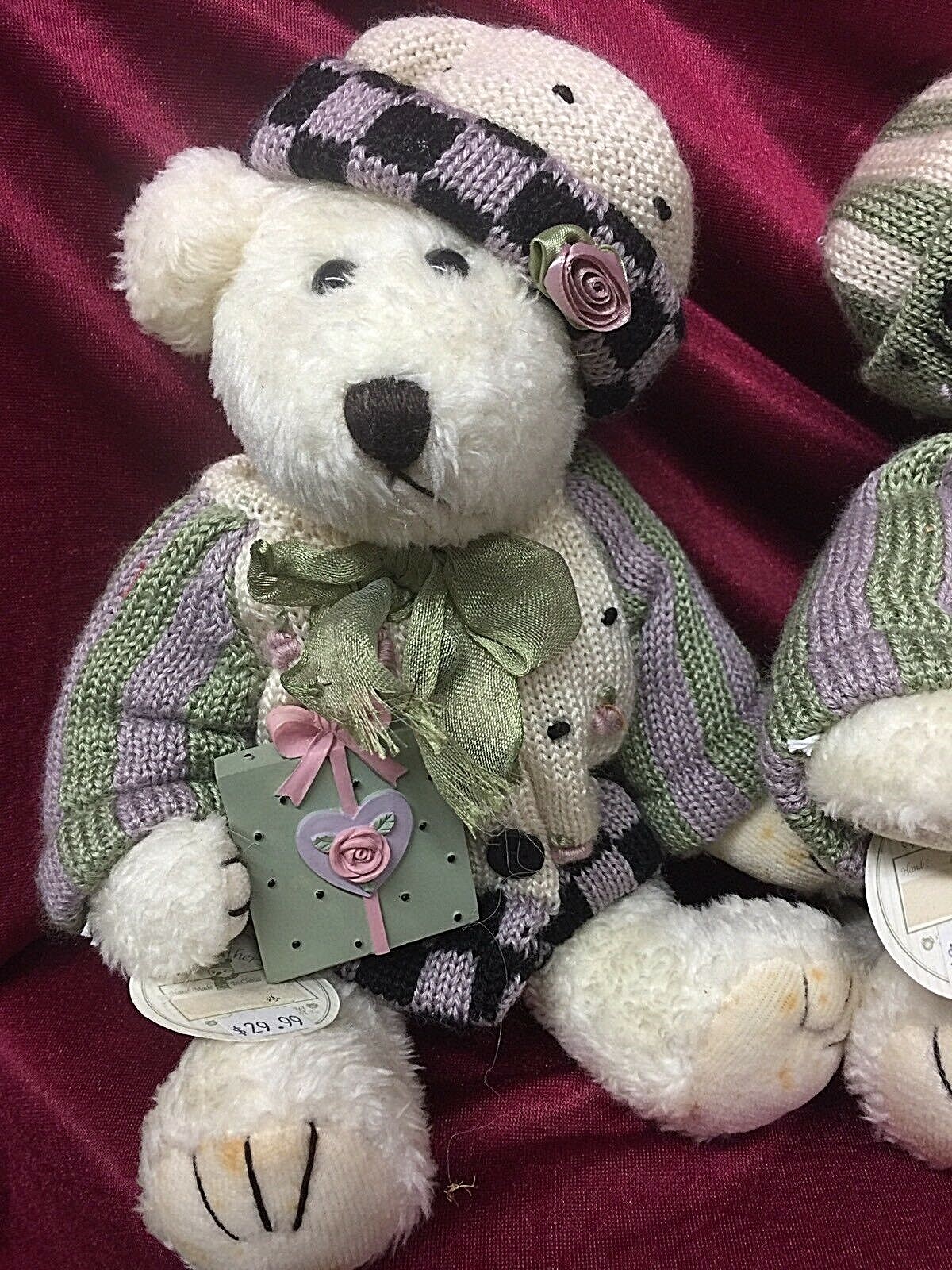 Lot of 3 ~ PLUM PUDDING SNOWMEN Miss Heather's Plush 12