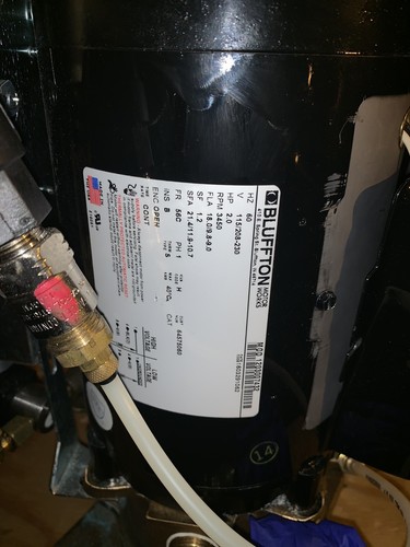 Custom Air 64586812r Dental Wet-Ring Vacuum Suction Pump 230v