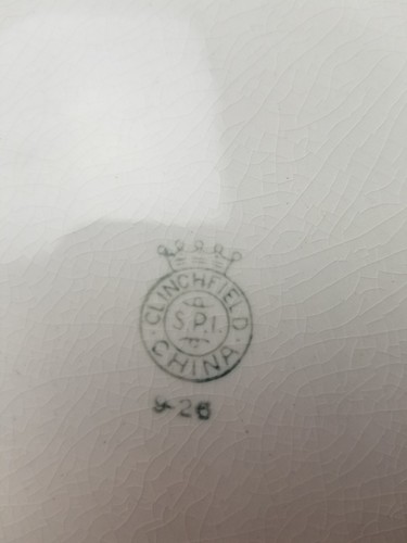 Clinchfield China Gravy Tureen Rare Antique