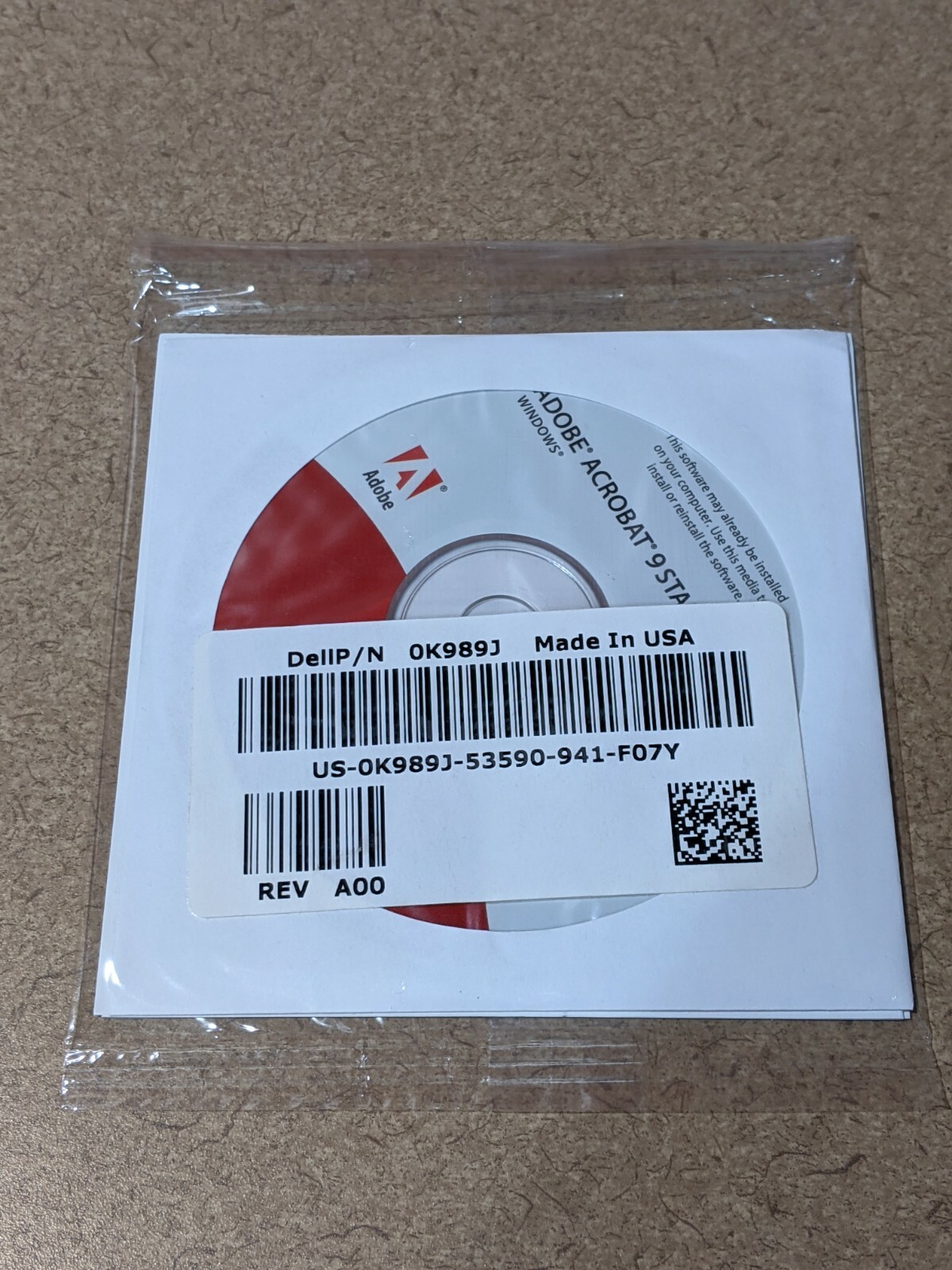 Adobe Acrobat 9 Standard for Windows with Serial License! Brand New