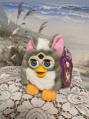 Furby Buddies ''Hug Me'', Blue Eyes With Tag 1999 Tiger Electronics New