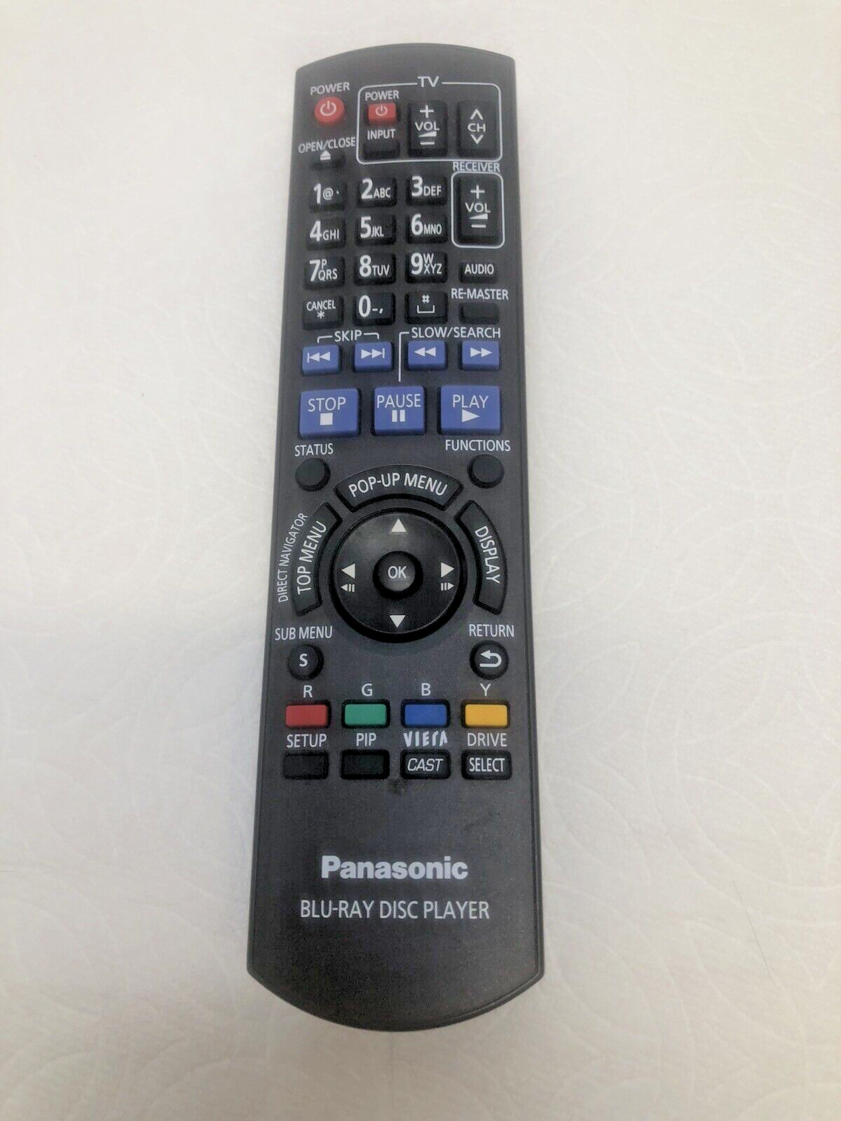 PanasonicBD用リモコンN2QBYB000037 Panasonic N2QAYB000378 Blu-ray Player Remote Control DMP