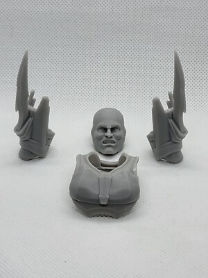 3d Printed Nemesis Enforcer HEAD/GAUNTLETS/ARMOR  1:12  6'' GI Joe Classified 