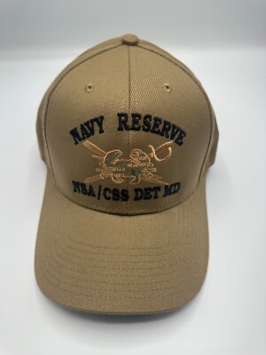 NAVY RESERVE NSA/CSS DET The Corps United States Beige Baseball Hat Cap One Size