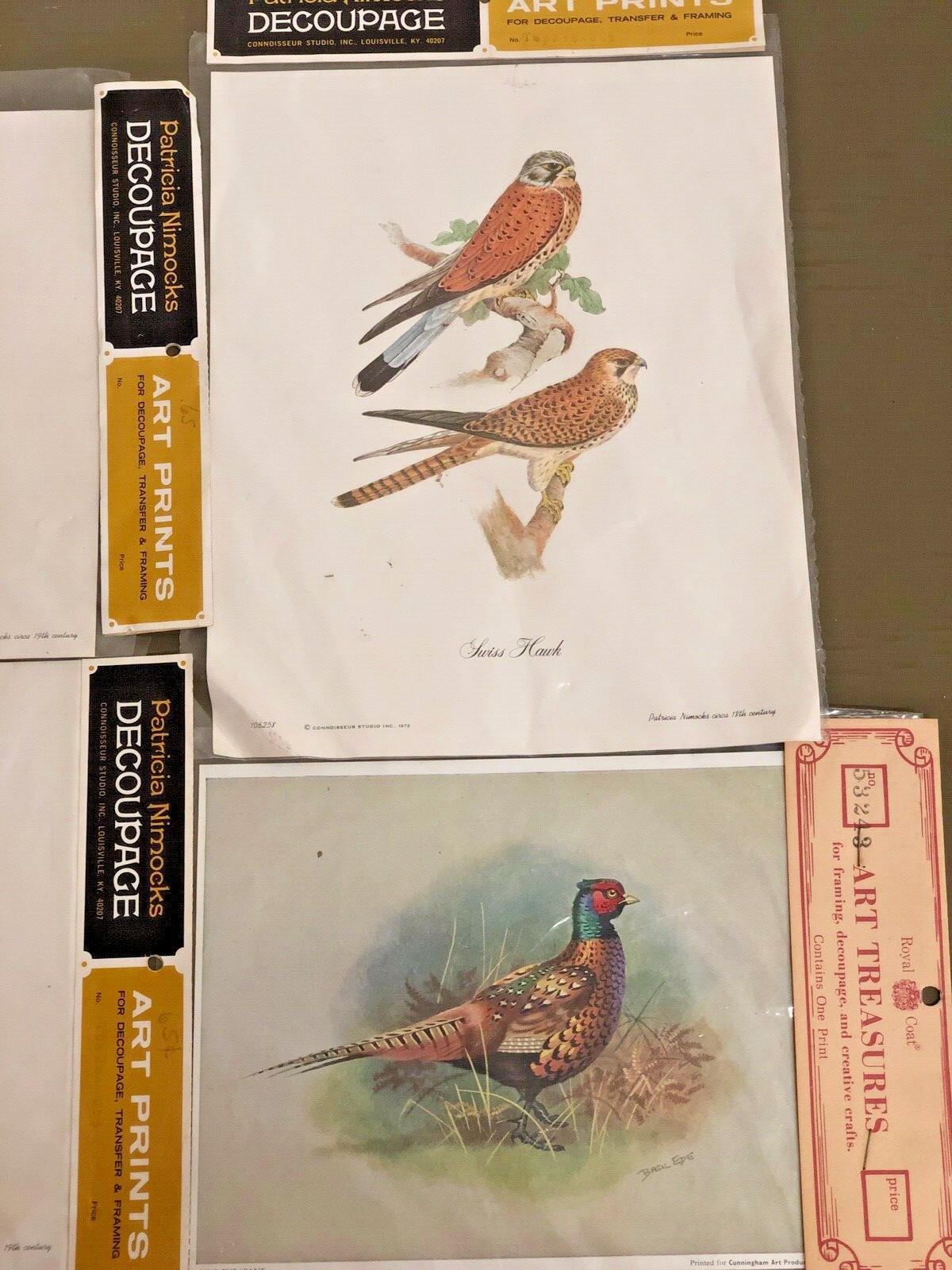 3 Patricia Nimocks Duck Birds Art Prints  Print Decoupage 1 Art Treasures Print