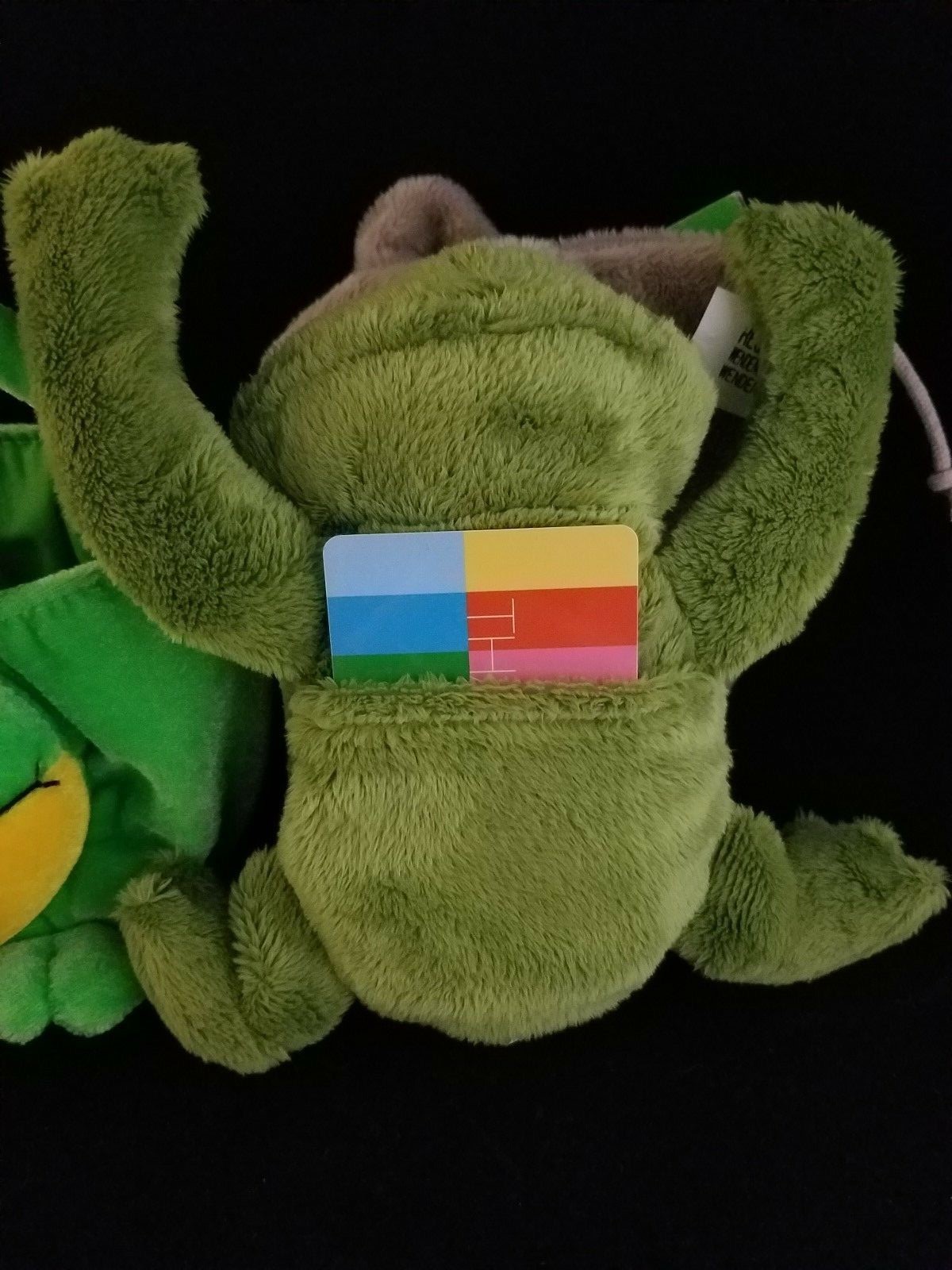 Elephant - Frogs Plush Gift Card Holders & Basket From Target - Set of 3 - NEW!!
