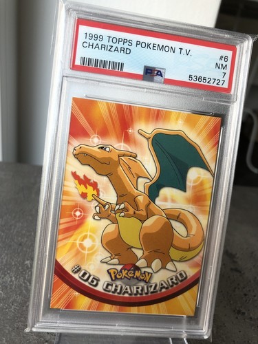 pokemon karten charizard glurak TOPPS SELTEN PSA BGS 1999 T.V.