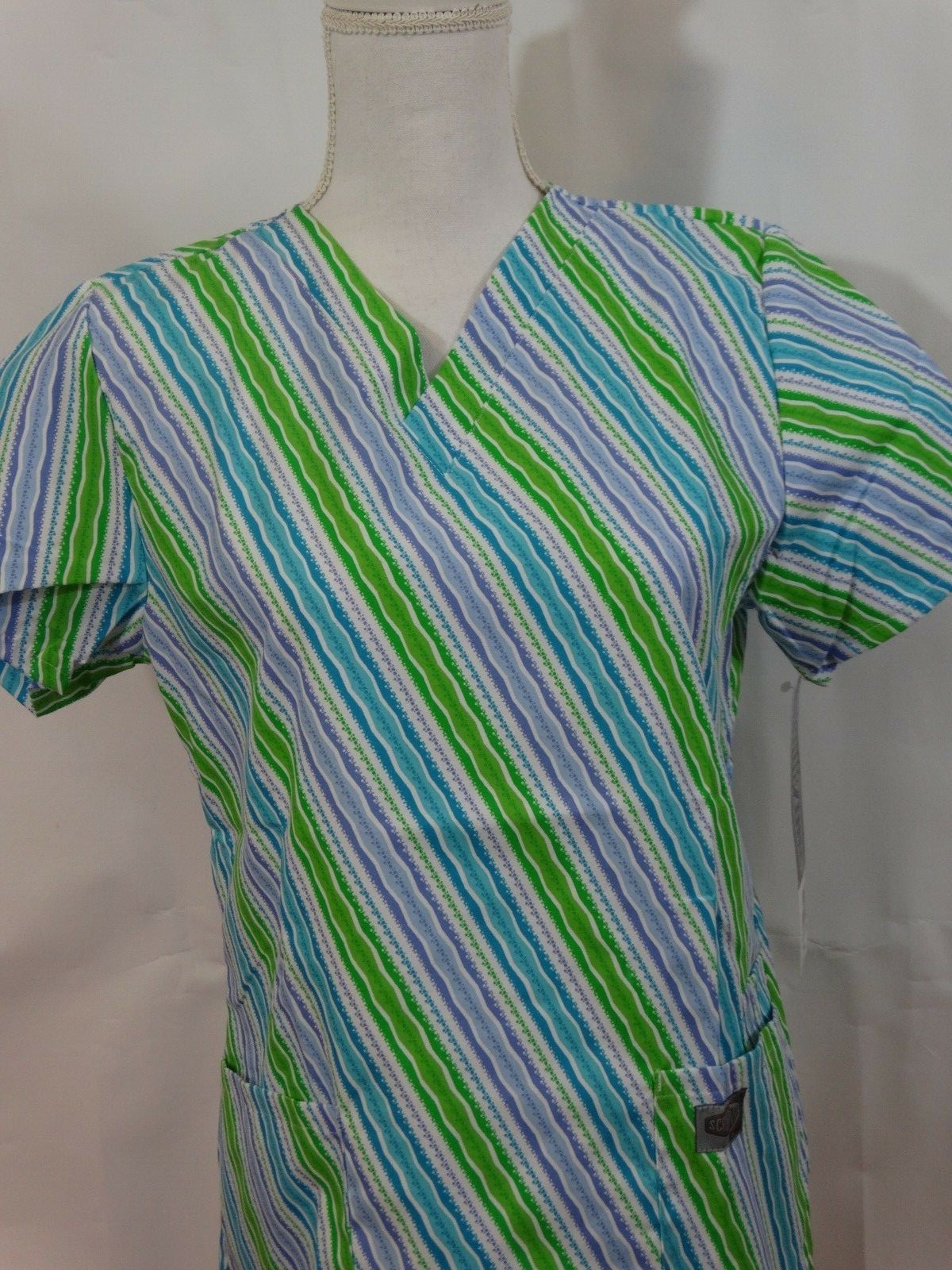 Medical Scrub Set ScrubZone Top 70221 & Dickies Pant 51201 XS New