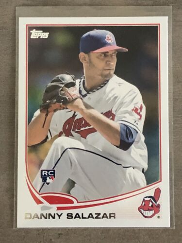 Danny Salazar 2013 Topps Update Rookie Card RC. Cleveland Indians. rookie card picture