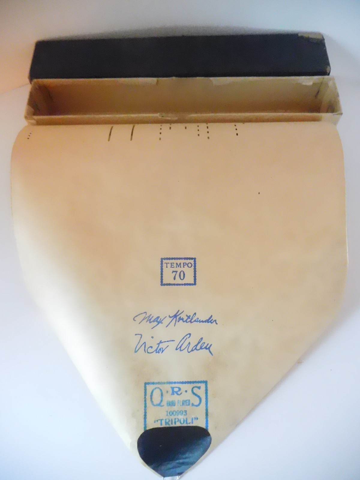 TRIPOLI - QRS Player Piano Roll 100993 -NO DAMAGE